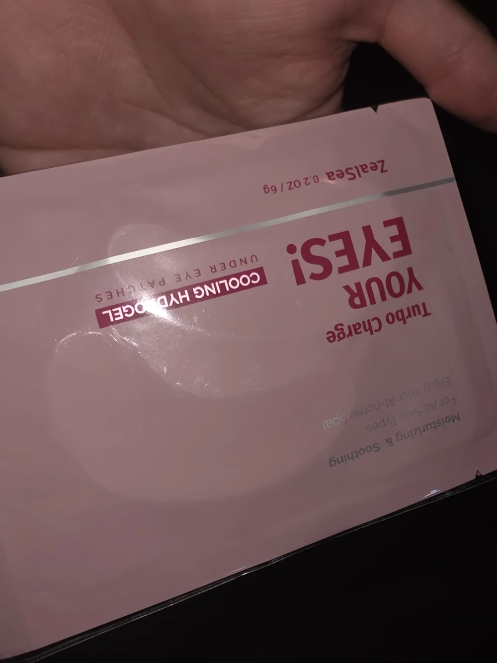 Cooling Hydrogel Under-Eye Patches — Pink Soothing Care 4pack